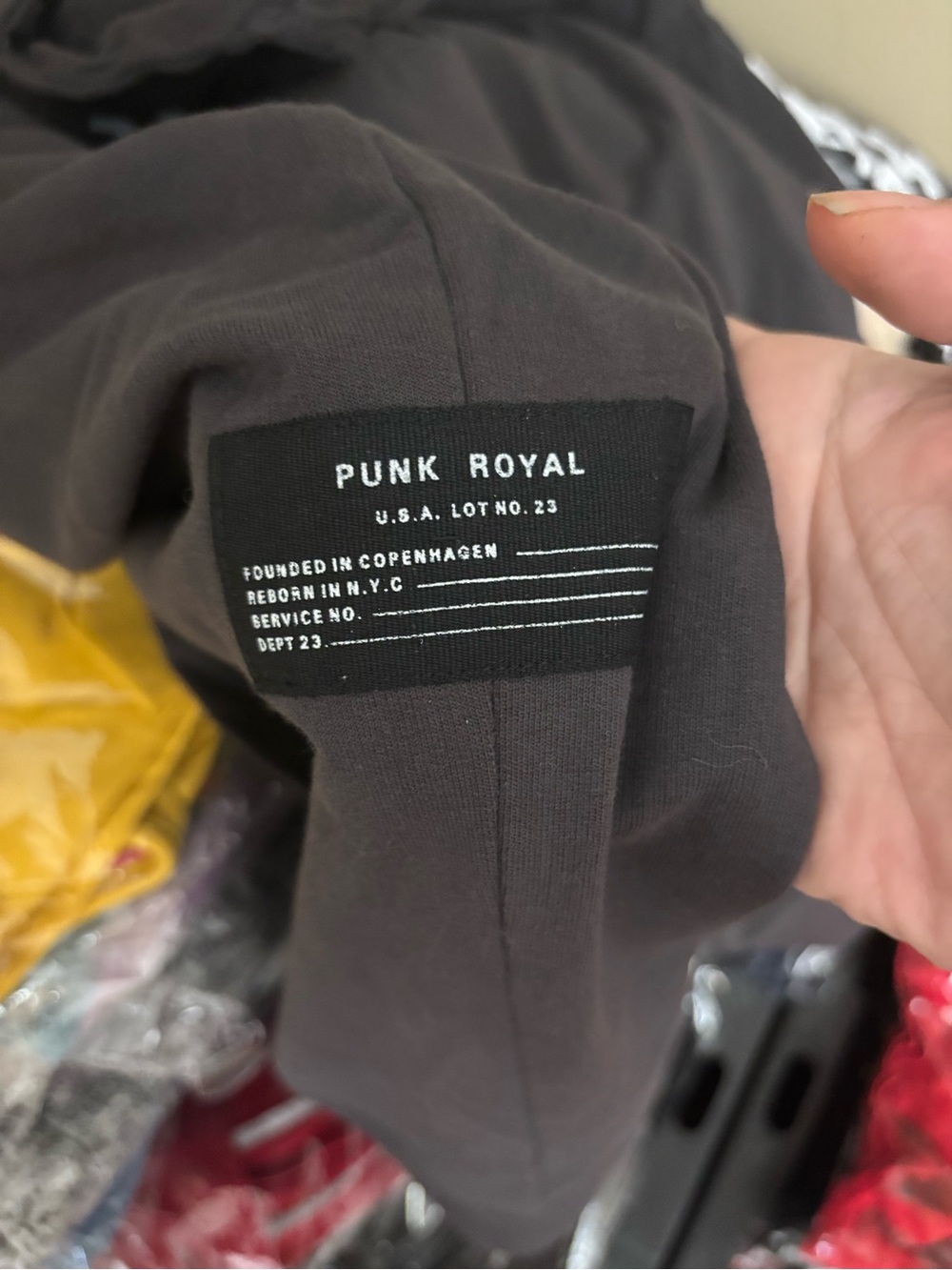 Punk Royal Graphic Full Zip Hoodie XL Black Streetwear - Picture 13 of 13